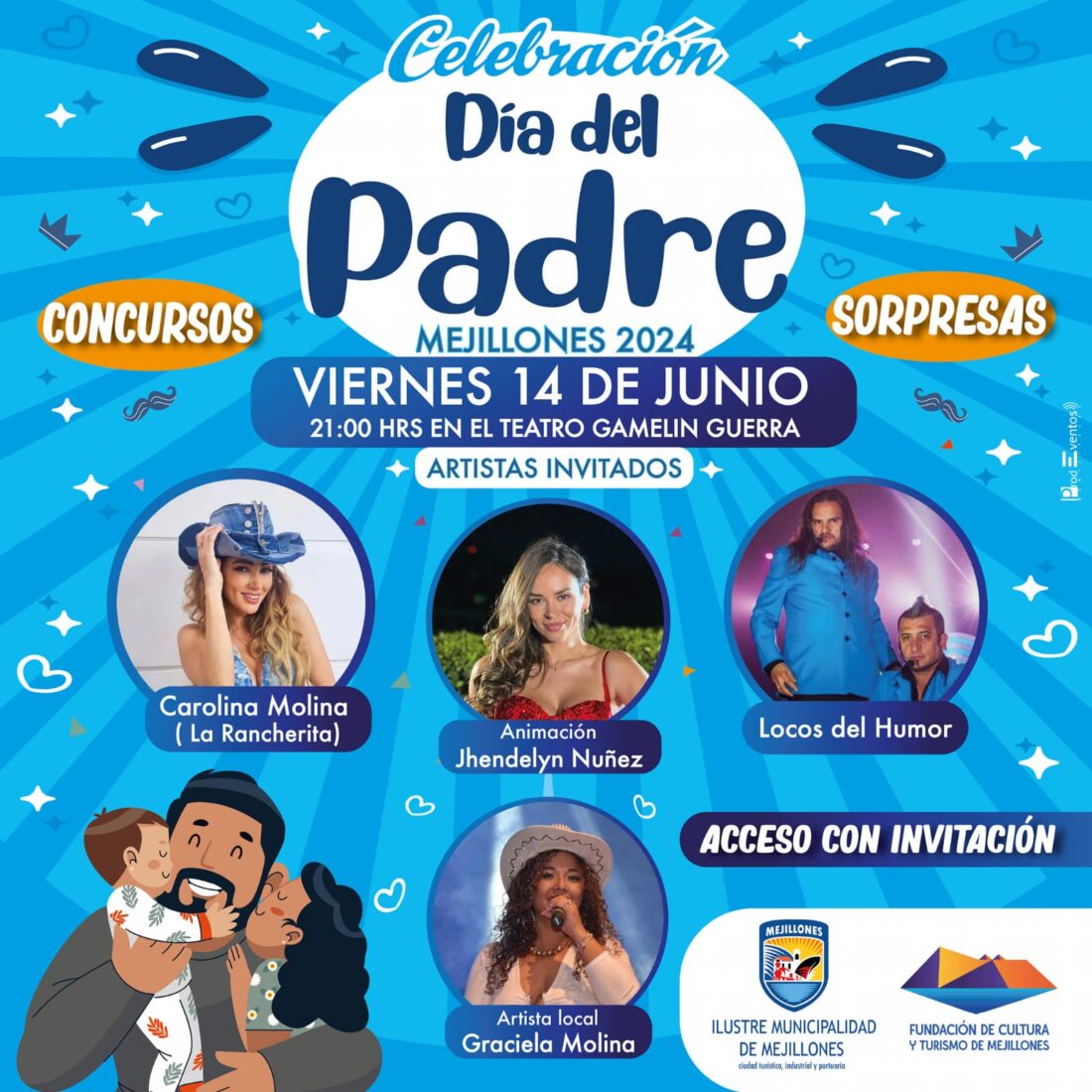 Ven y celebra con nosotros el Día del Padre 2024 Mejillones